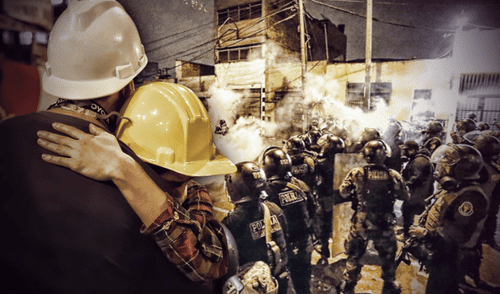 Vïctimas de la represión policial aún no h. (Foto: composición LR)