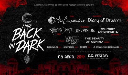 Se acerca la nueva edición del festival Lima Back In Dark