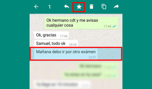 WhatsApp: Así puedes destacar mensajes en la app para encontrarlos de forma rápida [FOTOS]
