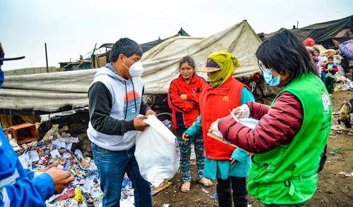 recicladores víveres