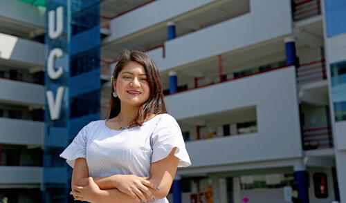 Logro académico permitió la obtención de la beca. Foto: UCV