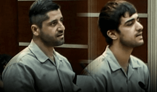 Mohammad Mahdi Karami y Seyyed Mohammad Hosseini fueron condenados a muerte por el presunto asesinato de Ruhollah Ajamian. Foto: composición LR/AFP
