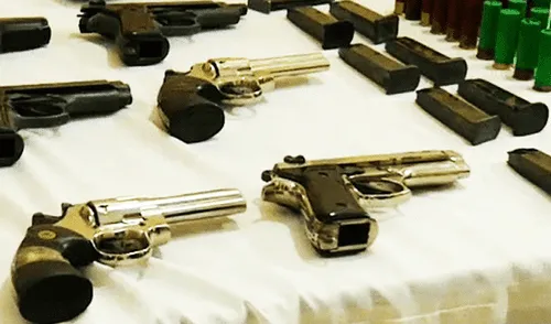 Armas eran enviadas como encomienda.