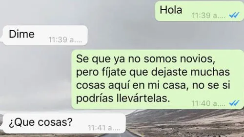 WhatsApp: le escribe a su ex después de tiempo y ocurre final inusual WhatsApp: le escribe a su ex después de tiempo y ocurre final inusual
