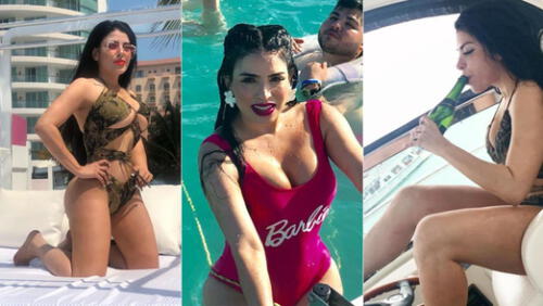 El 'Chino Ántrax' mantuvo romances con bellas modelos mexicanas. (Foto: La Prensa)
