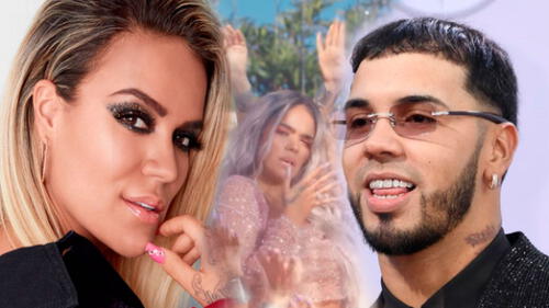 Karol G muestra sus atributos en top trasparente y Anuel AA cae rendido