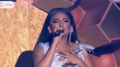 Daniela Darcourt envía letal mensaje a Yahaira Plasencia y baila el "Totó" en vivo