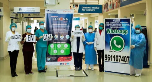 Habilita plataforma de teleconsultas médicas en Arequipa.