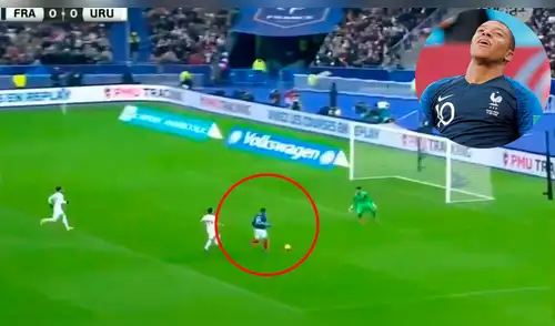 Uruguay vs Francia: la terrible definición de Mbappé cuando estaba solo [VIDEO]