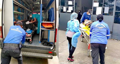 Efectivos policiales suboficiales fueron llevados al Hospital Honorio Delgado. Efectivos policiales suboficiales fueron llevados al Hospital Honorio Delgado.