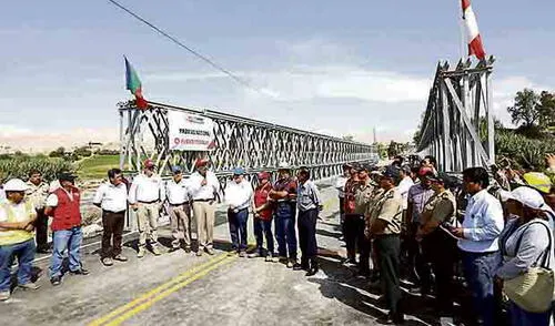 Moquegua: Presidente Vizcarra anuncia un nuevo puente de concreto en Montalvo