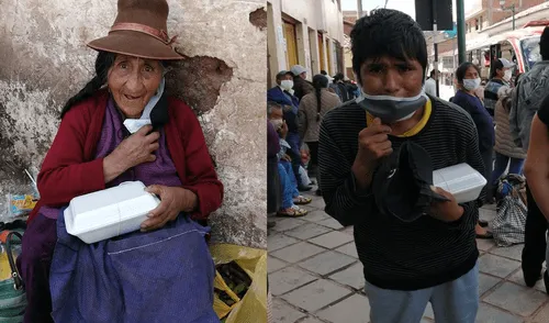 Entregaron alimentos a los más necesitados.  Crédito: OHAV