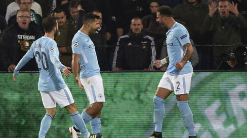 Manchester City apabulló al Feyenoord por 4-0 en Holanda por el Grupo F de Champions League [VIDEO]