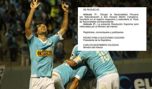 Sporting Cristal: Calcaterra ya es peruano y no descarta jugar por la Bicolor