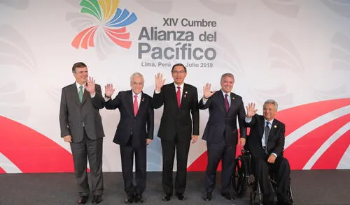 Integración. Junto con Piñera, Vizcarra y Duque. Lenín Moreno, el invitado especial. Integración. Junto con Piñera, Vizcarra y Duque. Lenín Moreno, el invitado especial.