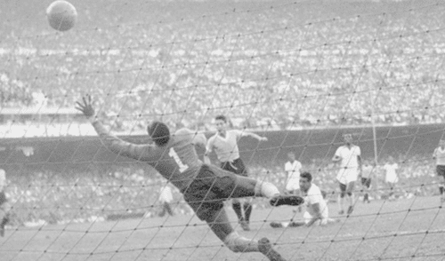 Brasil - Uruguay, final de la Copa del Mundo de 1950. Foto: Difusión