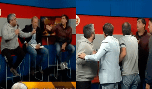 En YouTube, dos periodistas argentinos casi se agarran golpes en pleno programa en vivo En YouTube, dos periodistas argentinos casi se agarran golpes en pleno programa en vivo