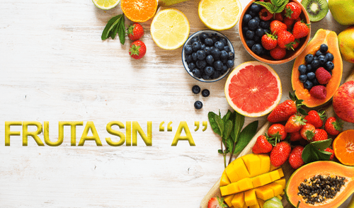fruta sin a