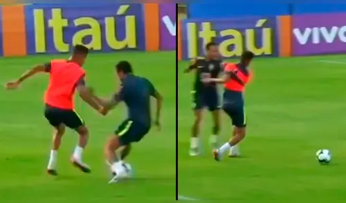 Neymar y su impase con un juvenil que le hizo una huacha en Brasil [VIDEO]