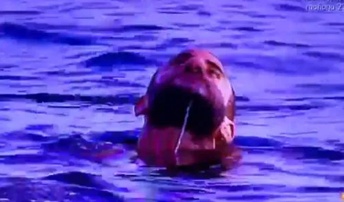 Twitter: Participante se desmaya tras prueba de resistencia bajo el agua 