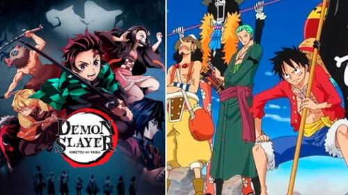 Kimetsu no Yaiba estaría muy cerca de superar a One Piece en ventas. Crédito: Composición Kimetsu no Yaiba