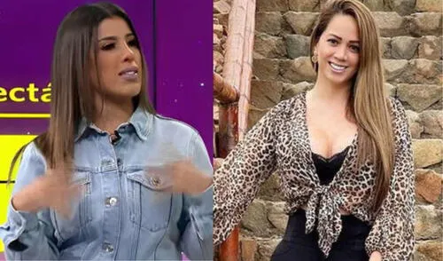 Yahaira Plasencia pasó un momento bastante incómodo en su debut como presentadora en "Más espectáculos". Foto: Composición La República/Captura América TV/Melissa Klug/Instagram Yahaira Plasencia pasó un momento bastante incómodo en su debut como presentadora en "Más espectáculos".