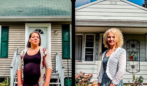 Hilary (izquierda) y su hermana Dawn (derecha). Foto: Composición / BBC. Hilary (izquierda) y su hermana Dawn (derecha). Foto: Composición / BBC.