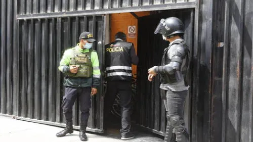 Intervención a call center en Lince. Créditos: Félix Contreras / URPI-GLR