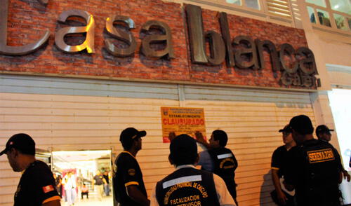 Chiclayo: Clausuran galerías Casa Blanca por no tener licencia de funcionamiento Chiclayo: Clausuran galerías Casa Blanca por no tener licencia de funcionamiento