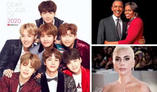 Los integrantes de BTS estaran junto a los Obama, Lady Gaga y otras celebridades en el evento organizado por YouTube. Los integrantes de BTS estaran junto a los Obama, Lady Gaga y otras celebridades en el evento organizado por YouTube.