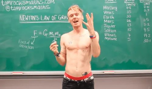 YouTube viral: profesor de Matemáticas que enseña en calzoncillos causa revuelo en las redes [VIDEO]