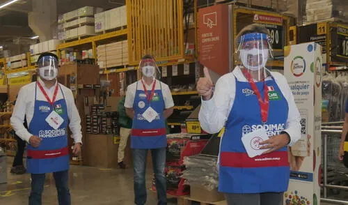 Trabajadores de Sodimac