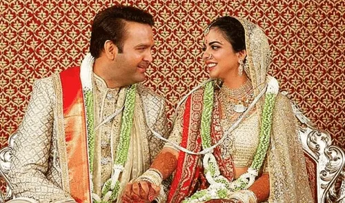 Hija del hombre más rico de la India gasta 100 millones de dólares en su boda 