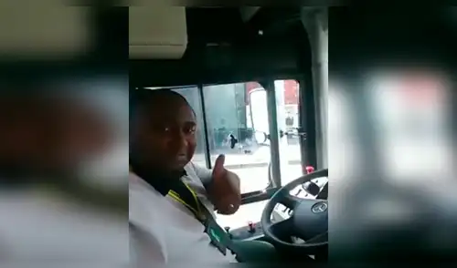 Vía Facebook: parece que el chofer está manejando sin agarrar el timón, pero su secreto sorprende [VIDEO]