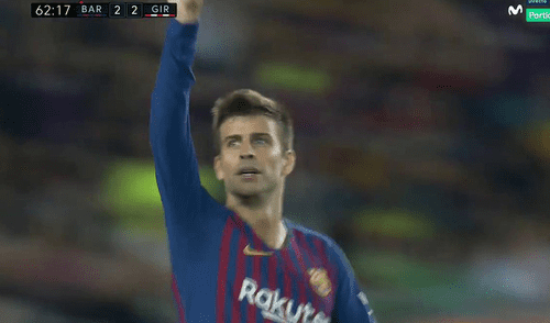 Barcelona vs Girona: Piqué puso el 2-2 con gran golpe de cabeza [VIDEO]