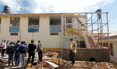 POLÉMICA. Congresistas constataron que no hay documentación técnica que sustente construcción de laboratorio.