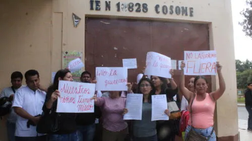 Chiclayo: niños de colegio Cosome no asistieron a clases Chiclayo: niños de colegio Cosome no asistieron a clases