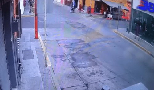Vía Facebook: preciso momento del robo de un banco en México [VIDEO]