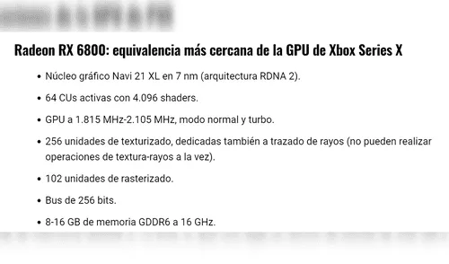 PS5 gráficos gama media baja