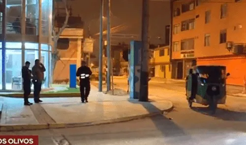 Los Olivos: joven fue baleado tras resistirse a robo dentro de mototaxi [VIDEO]