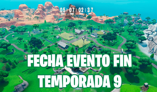 Fortnite fecha evento temporada 9