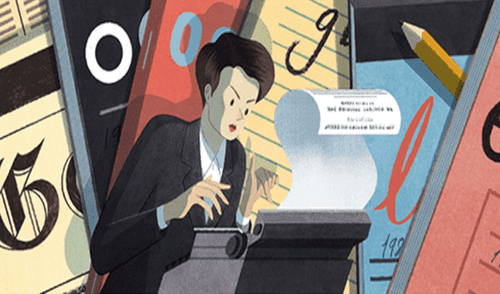 Clare Hollingworth: Google recuerda con doodle a la periodista que anunció la Segunda Guerra Mundial