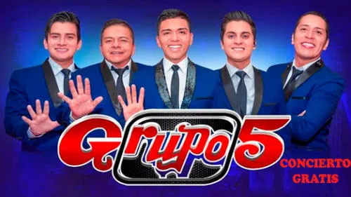Grupo 5 ofrece concierto gratis: Entérate cuándo y dónde [VIDEO]