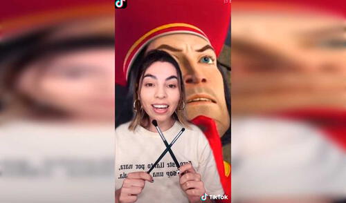 Desliza las imágenes para ver la increíble transformación que experimentó esta joven para ser igual que Lord Farquaad. Foto: captura de TikTok/ adribeautify