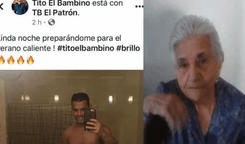 Facebook: abuela 'picarona' hace comentario 'hot' en foto de 'Tito el Bambino' y su nieto la descubre [FOTOS]