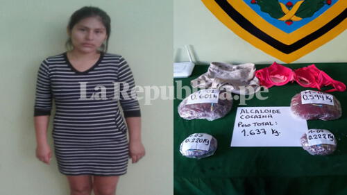 Cae burrier en Tacna que llevaba droga adherida al cuerpo Cae burrier en Tacna que llevaba droga adherida al cuerpo