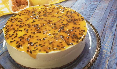 Receta del cheesecake de maracuyá. Buenazo!