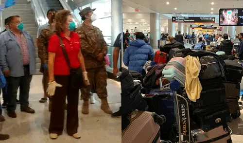 Peruanos varados en el exterior. Foto: difusión.