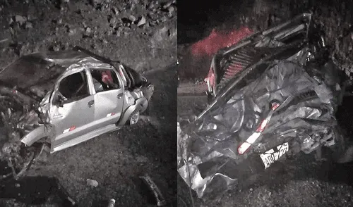 Áncash: camioneta cayó por cien metros y dejó cuatro muertos en callejón de Conchucos