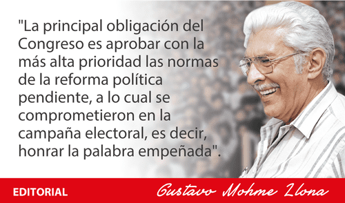 Mensaje al Congreso Mensaje al Congreso